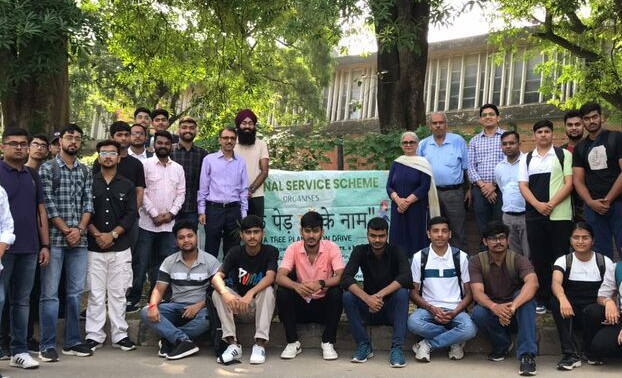  "PEC NSS Wing Organizes 'Ek Ped Maa Ke Naam' Plantation Drive  